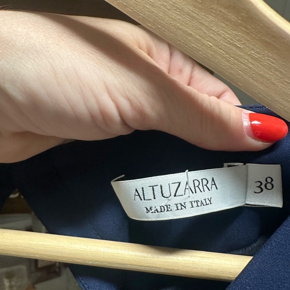 Beautiful Altuzarra Navy Blue Dress - Picture 2 of 4